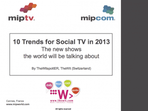 10 Trends for Social TV in 2013 - The Wit
