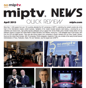 MIPTV 2013 Quick Review